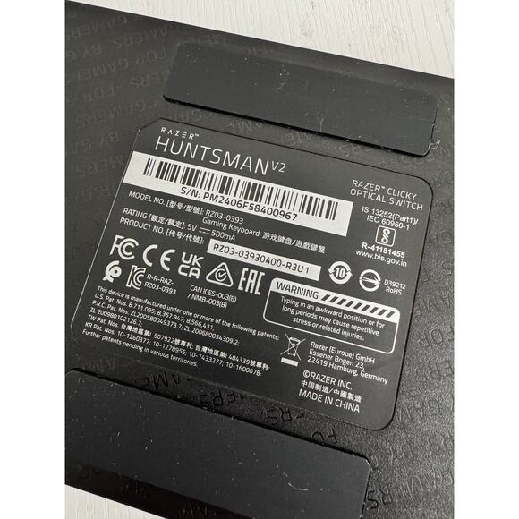 RGB Gaming Keyboard Razer Huntsman V2 Optical Clicky - Picture 7 of 7